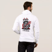 KiniArt Trash Panda Raccoon Hoodie (Achterkant volledig)
