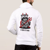 KiniArt Trash Panda Raccoon Hoodie (Achterkant)