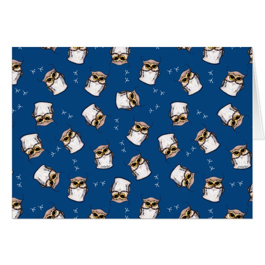 KiniArt Uil Notitiekaart (Voorkant Horizontaal)