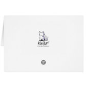 KiniArt Uil Notitiekaart (Achterkant Horizontaal)