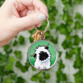 KiniArt Valais Blerkse Sheep Sleutelhanger (Hand)