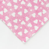 KiniArt Valentijn Elephant Fleece Blanket (Hoek)