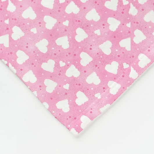 KiniArt Valentijn Elephant Fleece Blanket (Hoek)