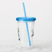 KiniArt Vist Westie Acrylic Tumbler Acryl Drinkbeker (Links)