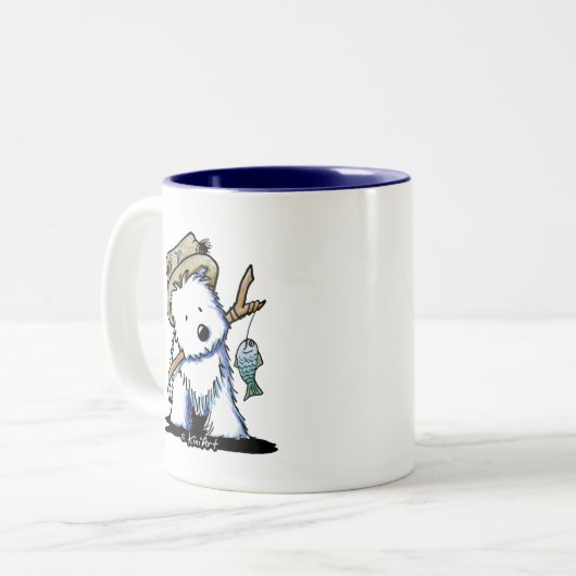 KiniArt Vist Westie Mok (Voorkant links)