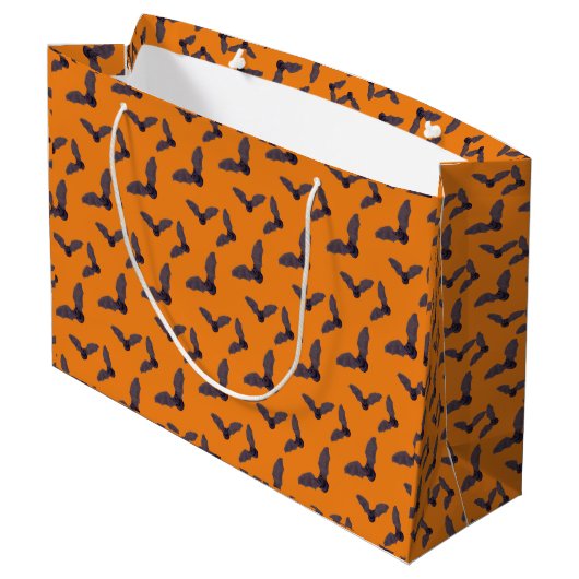 KiniArt Vleermuizen Halloween Groot Cadeauzakje (Achterkant Gekanteld)