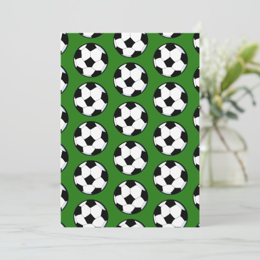 KiniArt Voetbal Kaart (Staand voorkant)