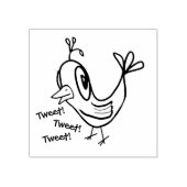 KiniArt Vogel Rubber Stempel (Afrduk)