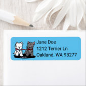 KiniArt Walking Buddies Retouradres Label (Insitu)