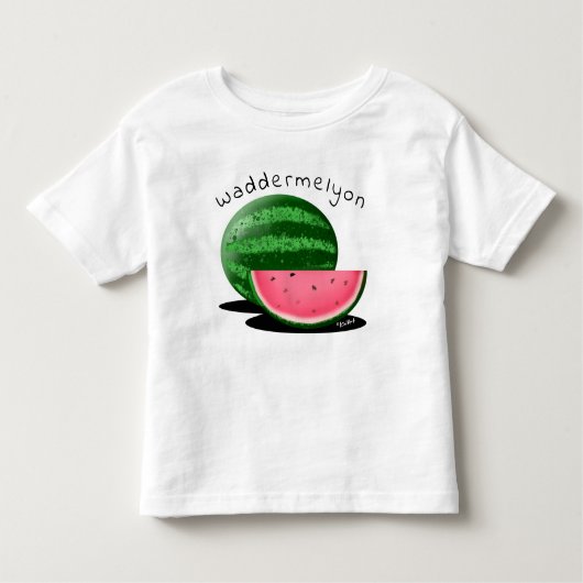 KiniArt Watermelon Kinder Shirts (Voorkant)
