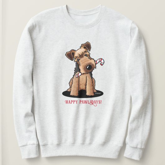 KiniArt Welsh Terrier Kerst Trui (Design voorkant)