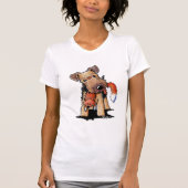 KiniArt Welsh Terrier T-shirt (Voorkant)