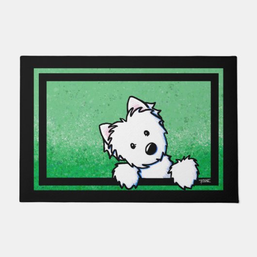 KiniArt West Highland White Terrier Deurmat (Voorkant)