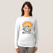 KiniArt Westie Addict T-shirt (Voorkant volledig)