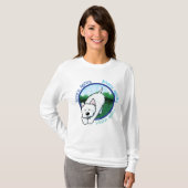 KiniArt Westie Agility T-Shirt (Voorkant volledig)