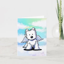 KiniArt Westie Angel Kaart