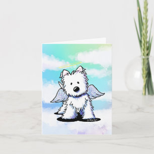 KiniArt Westie Angel Kaart
