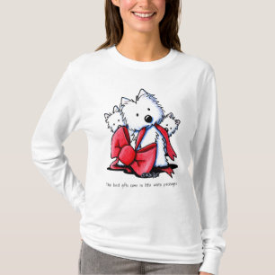 KiniArt Westie BEST GIFTS COME T-shirt