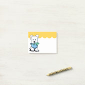 KiniArt Westie Bestie Post-it Notes (Op bureau)