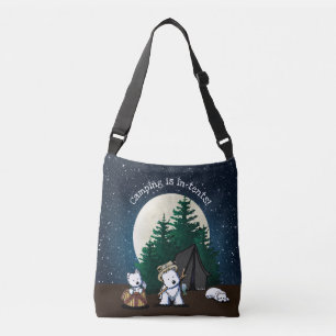 KiniArt Westie Camping Crossbody Tas