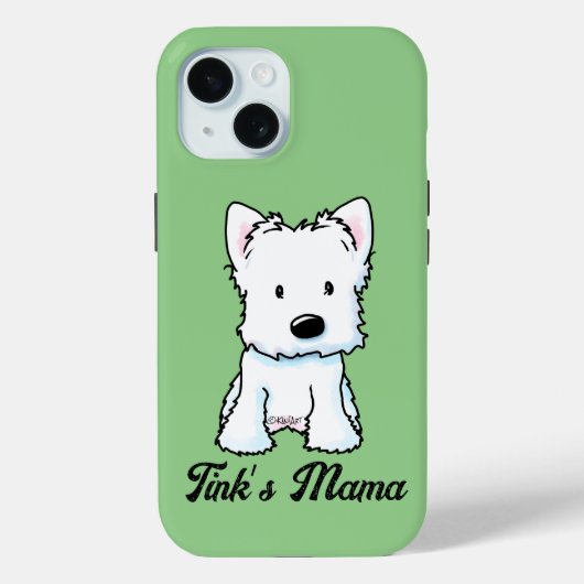 KiniArt Westie Case-Mate iPhone Case (Achterkant)