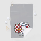 KiniArt Westie Chef Golfhanddoek (Insitu)
