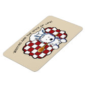 KiniArt Westie Chef Magneet (Linkerzijde)
