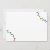 KiniArt Westie Christmas Party Invitations  Feestdagenkaart (Achterkant)