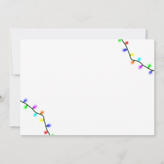 KiniArt Westie Christmas Party Invitations Feestdagenkaart (Achterkant)