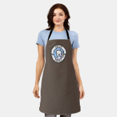 KiniArt Westie Coffee Love All-Over Print Apron Schort (Gedragen)