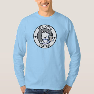 KiniArt Westie Coffee T-Shirt