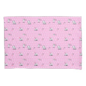 KiniArt Westie Cupcake Roze Pillow Hoesje Kussensloop (Voorkant)