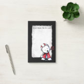 KiniArt Westie Devil Post-It Notes (Kantoor)