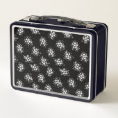 KiniArt Westie Dog Bouquets Lunchbox (Achterkant)