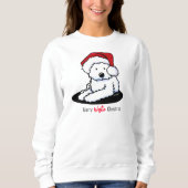 KiniArt Westie Dog Kerstmis Trui (Voorkant)