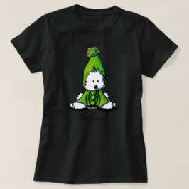 KiniArt Westie Dog Pea T-Shirt