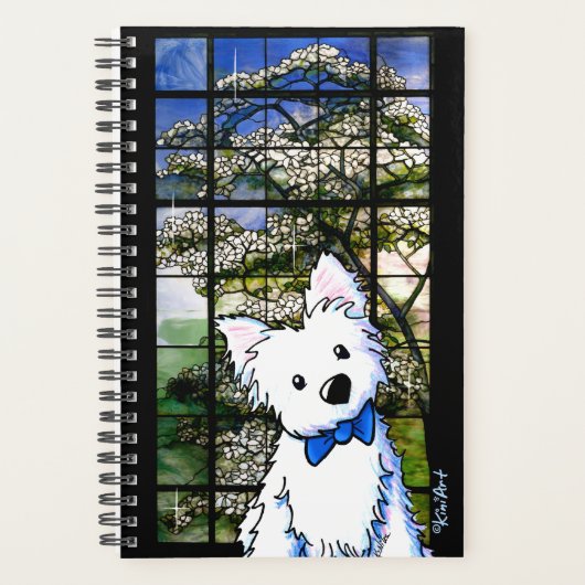 KiniArt Westie Dogwood Tree Planner (Voorkant)