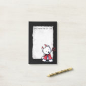 KiniArt Westie Duivel Post-It Notities Post-it® Notes (Op bureau)