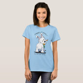 KiniArt Westie Easter Bummy T-shirt (Voorkant volledig)