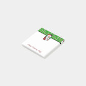 KiniArt Westie en Santa Christmas Post-it Notes (Schuin)