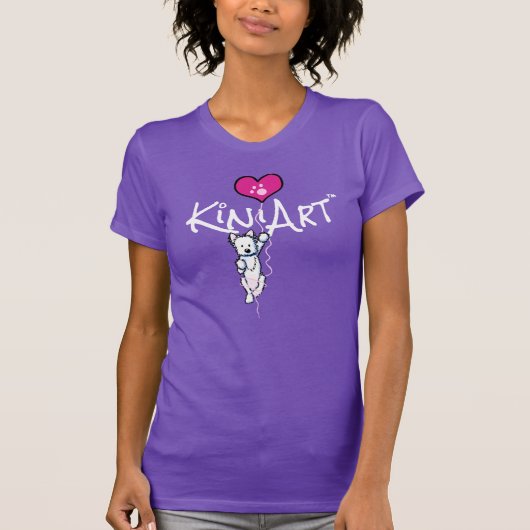 KiniArt Westie Fan T-Shirt (Voorkant)