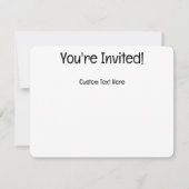 KiniArt Westie Flat Uitnodigingen (Achterkant)