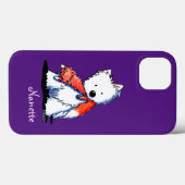 KiniArt Westie Fox Lover Case-Mate iPhone Case (Achterkant (horizontaal))
