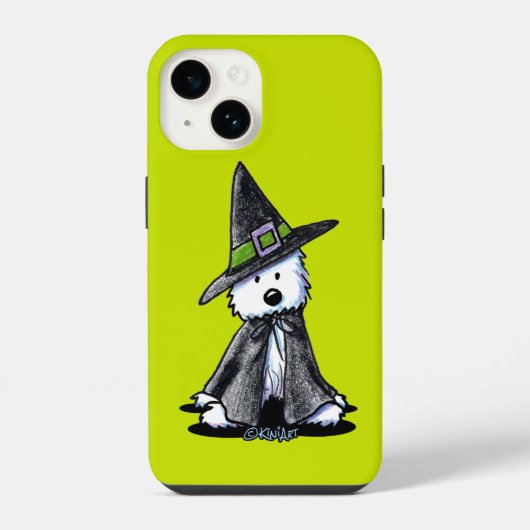 KiniArt Westie Heks iPhone Hoesje (Achterkant)