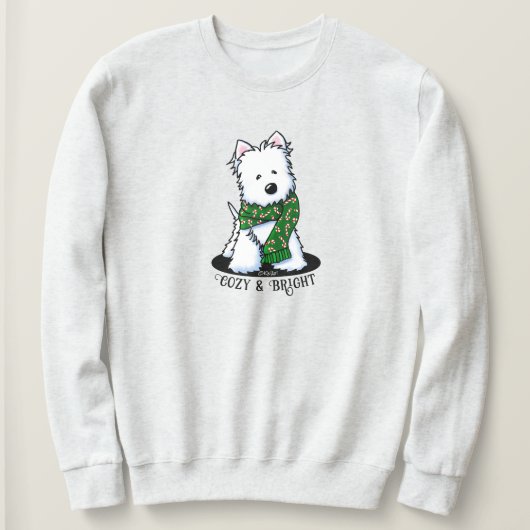 KiniArt Westie-hond Kerstmis  Trui (Design voorkant)
