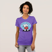 KiniArt Westie Hond T-shirt (Voorkant volledig)