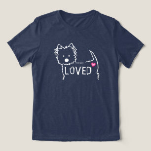 KiniArt Westie HOUDT VAN T-shirt