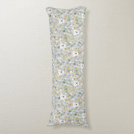 KiniArt Westie Impression Lichaamskussen (Voorkant Verticaal)