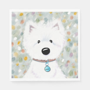 KiniArt Westie Impression Servet