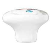 KiniArt Westie Impressions Ceramic Knob. Keramische Knop (Zijkant)